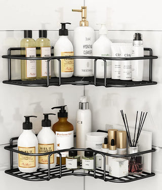Plantex black shelf - multifunctional kitchen storage