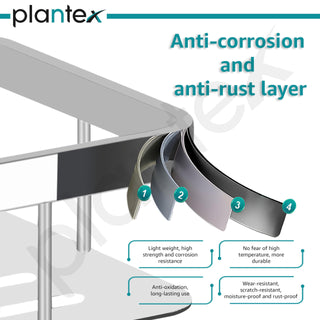 Plantex chrome finish shelf - perfect for kitchen storage
