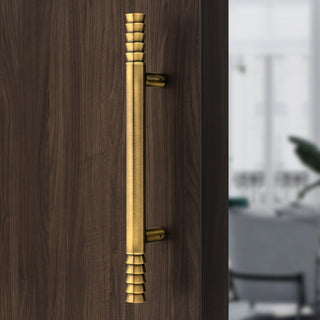Plantex brass antique pull-push handle - office door