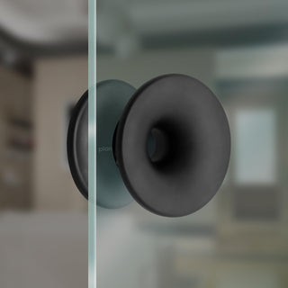 Plantex round-shaped glass door knob - hotel entrance design