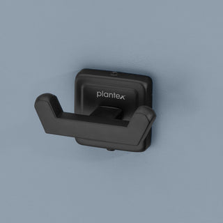 Plantex black towel hanger - kitchen use