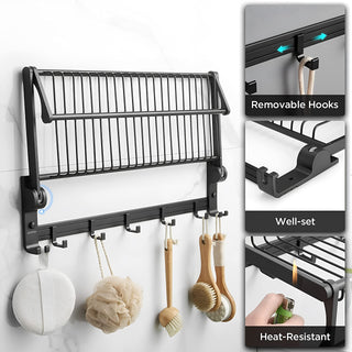 Plantex aluminum towel rack - wall mounted