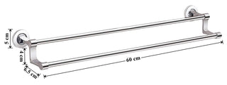 Plantex aluminum towel rod - Hotel restroom fitting