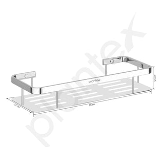 Plantex stainless steel shelf - space-saving kitchen organizer