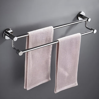 Plantex chrome towel rack - durable household accessory