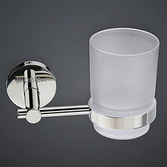 Plantex Oreo Toothbrush, Paste and Tumbler Holder for Bathroom and wash Basin (304 Stainless Steel)
