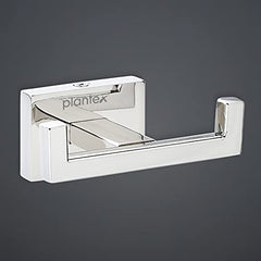 Plantex Benz Chrome Bathroom Hooks for Hanging Towel and Clothes in Bathroom/washroom (304 Stainless Steel)