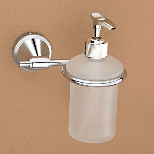 Plantex Niko Stainless Steel 304 Grade Liquid Soap Dispenser/Shampoo Dispenser/Hand Wash Dispenser/Bathroom Accessories (Chrome)