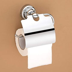 Plantex Skyllo Stainless Steel 304 Grade Toilet Paper Roll Holder/Toilet Paper Holder in Bathroom/Kitchen/Bathroom Accessories (Chrome)