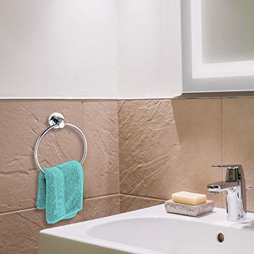 Plantex Towel Ring and Napkin Holder for washbasin/Bathroom/Kitchen (Pack of 3)