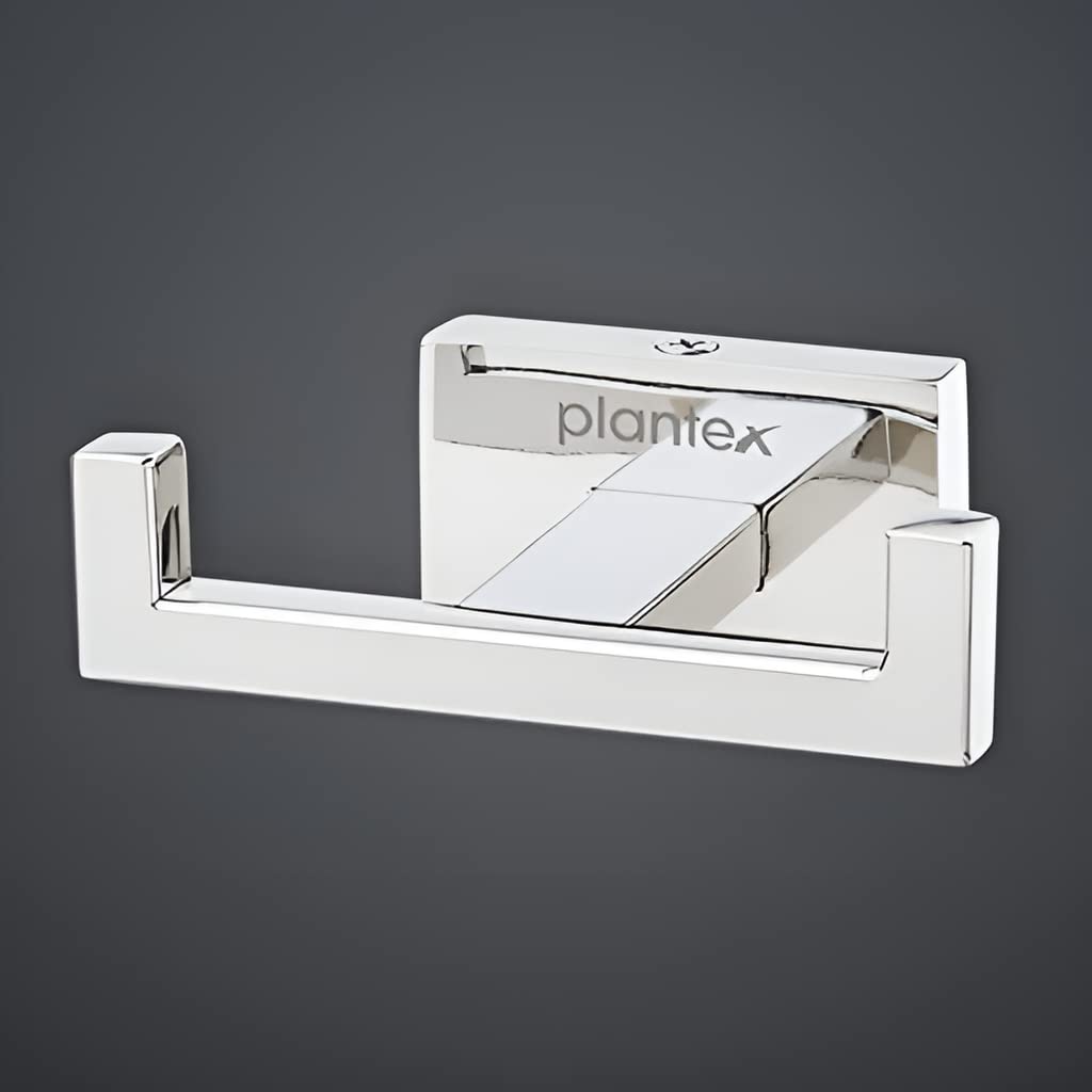 Plantex Benz Chrome Bathroom Hooks for Hanging Towel and Clothes in Bathroom/washroom (304 Stainless Steel)