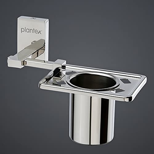 Plantex Senso 304 Grade Stainless Steel Tooth Brush Holder/Tumbler Holder/Bathroom Accessories (Chrome) - Pack of 1