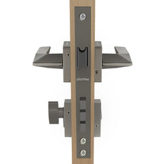 Plantex Heavy Duty Door Lock- Main Door Lock Set with 3 Keys/Mortise Door Lock for Home/Office/Hotel (7083-Satin Black)