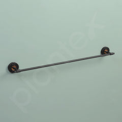 Plantex Solid Brass & SS-304 Grade Towel Hanger for Bathroom/Towel Rod/Bar/Bathroom Accessories - (Black)