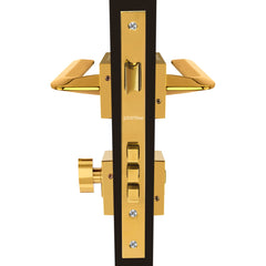 Plantex Heavy Duty Door Lock - Main Door Lock Set with 3 Keys/Mortise Door Lock for Home/Office/Hotel (7105 - Gold)
