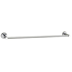 Plantex Stainless Steel Heavy Towel Rod/Towel Rack for Bathroom/Towel Bar/Hanger/Stand/Bathroom Accessories (24 Inch - Chrome Finish) - Pack of 2