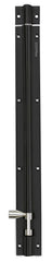 Plantex Black Tower Bolt for Windows/Doors/Wardrobe - 12-inches (Pack of 8)