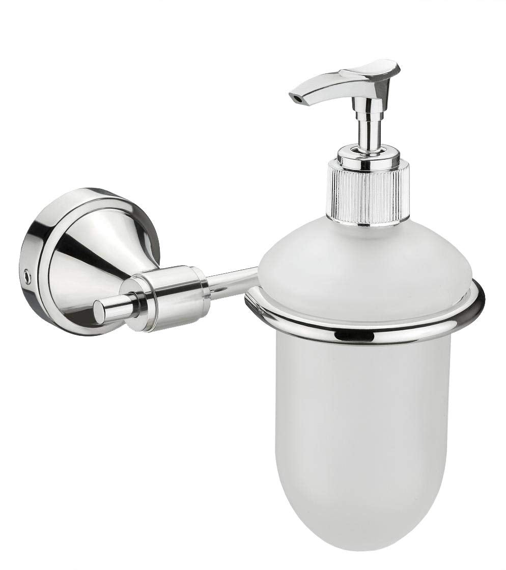 Plantex Stainless Steel 304 Grade Niko Liquid Soap Dispenser/Shampoo Dispenser/Hand Wash Dispenser/Bathroom Accessories(Chrome) - Pack of 3