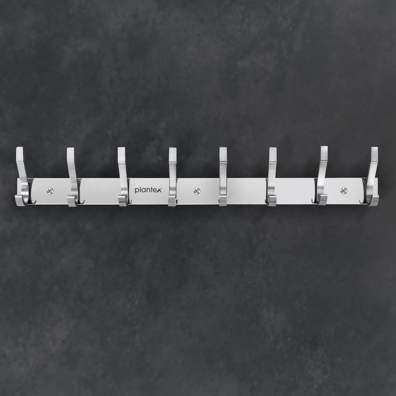 Plantex Aluminum Hook Rail with 8-Hooks for Walls of – GB Plantex