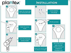 Plantex Royal Stainless Steel Napkin Ring/Towel Ring/Napkin Holder/Bathroom Accessories (Chrome)
