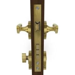 Plantex Door Lock-Fully Brass Main Door Lock with 4 Keys/Mortise Door Lock for Home/Office/Hotel (Sumer-3060, Brass Antique)