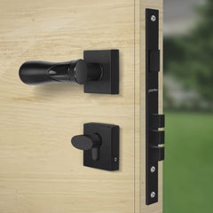 Plantex Heavy Duty Door Lock - Main Door Lock Set with 3 Keys/Mortise Door Lock for Home/Office/Hotel (593 - Black)
