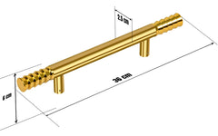 Plantex Golden Lotus Main Door Handle for Pull and Push Operations (Model-103)