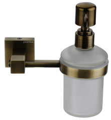 Plantex 304 Grade Stainless Steel Hand Wash Holder for Wash Basin Liquid Soap Dispenser/Bathroom Accessories - Splash (Antique)