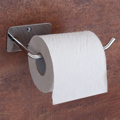 Plantex Stainless Steel Toilet Paper Roll Holder/Tissue Paper Holder in Bathroom/Kitchen/Bathroom Accessories - Wall Mount (Chrome)