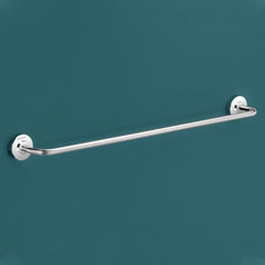Plantex 304 Grade Stainless Steel Towel Hanger for Bathroom/Towel Rod/Bar/Bathroom Accessories - Daizy (Chrome)