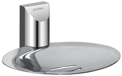 Plantex Smero Pure Brass Soap Holder for Bathroom & Kitchen/Soap Stand/Case/Dish/Bathroom Accessories - Superb (Chrome)