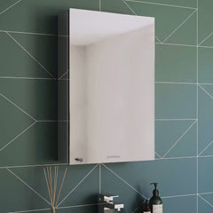 Plantex Bathroom Mirror Cabinet/Stainless Steel 304 Grade Bathroom Organizer Cabinet/Bathroom Accessories (Chrome,16 X 24 Inches)