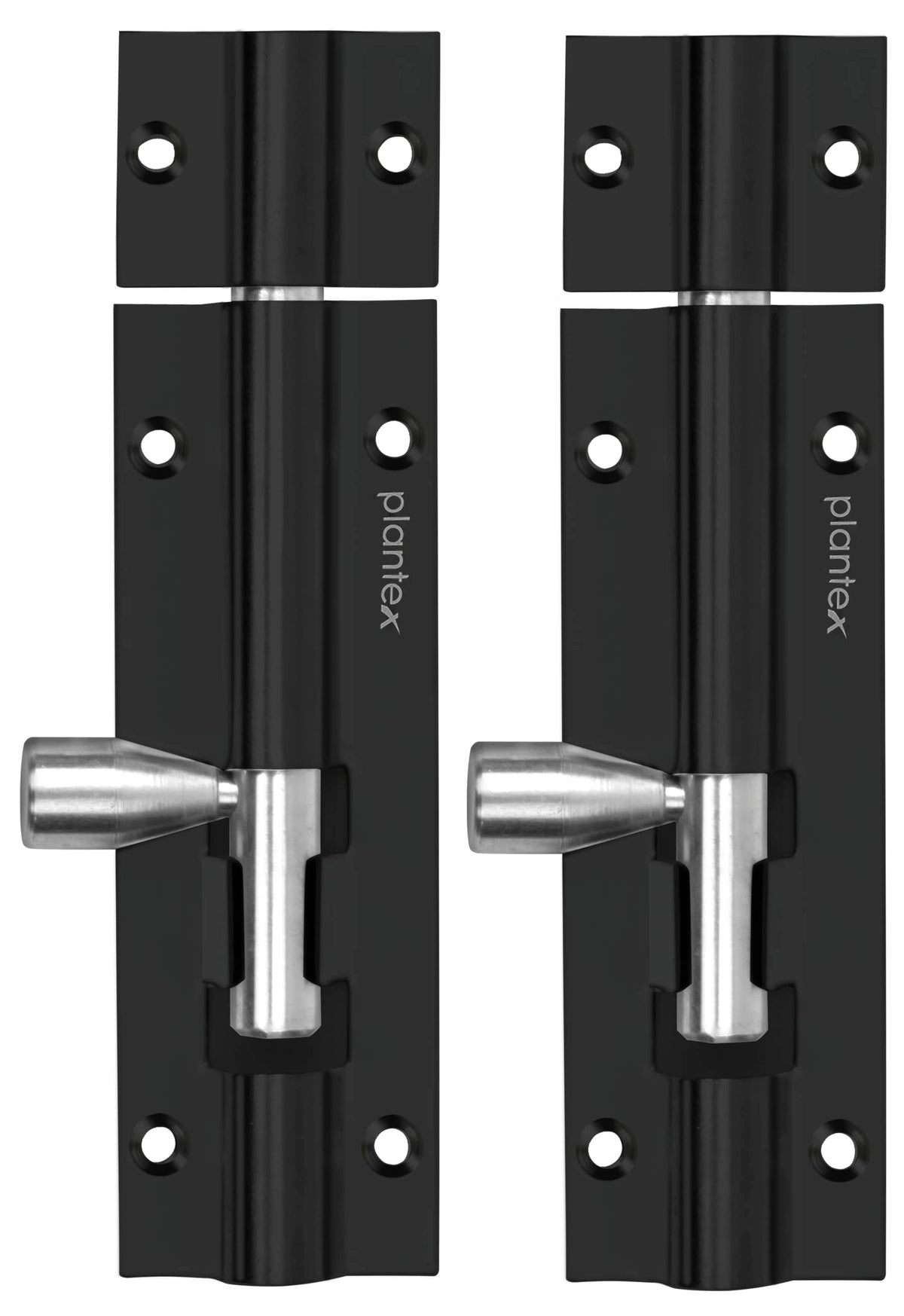 Plantex Multicolour Tower Bolt for Windows/Doors/Wardrobe - 4- inches (Pack of 2)
