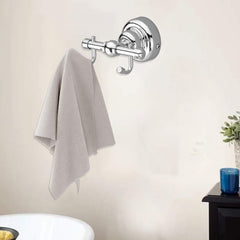 Plantex 304 Grade Stainless Steel Robe Hook/Cloth-Towel Hanger/Napkin Hanger/Bathroom Accessories Pack of 3, Skyllo (Chrome)