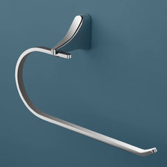 Plantex Rich Brass Bathroom Accessories - Unique Napkin Holder/Stand/Hanger for Wash Basin/Kitchen (Chrome)