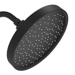 Plantex ABS Round Head Shower for Bathroom/Shower for Home/Hotel-(647-Black)
