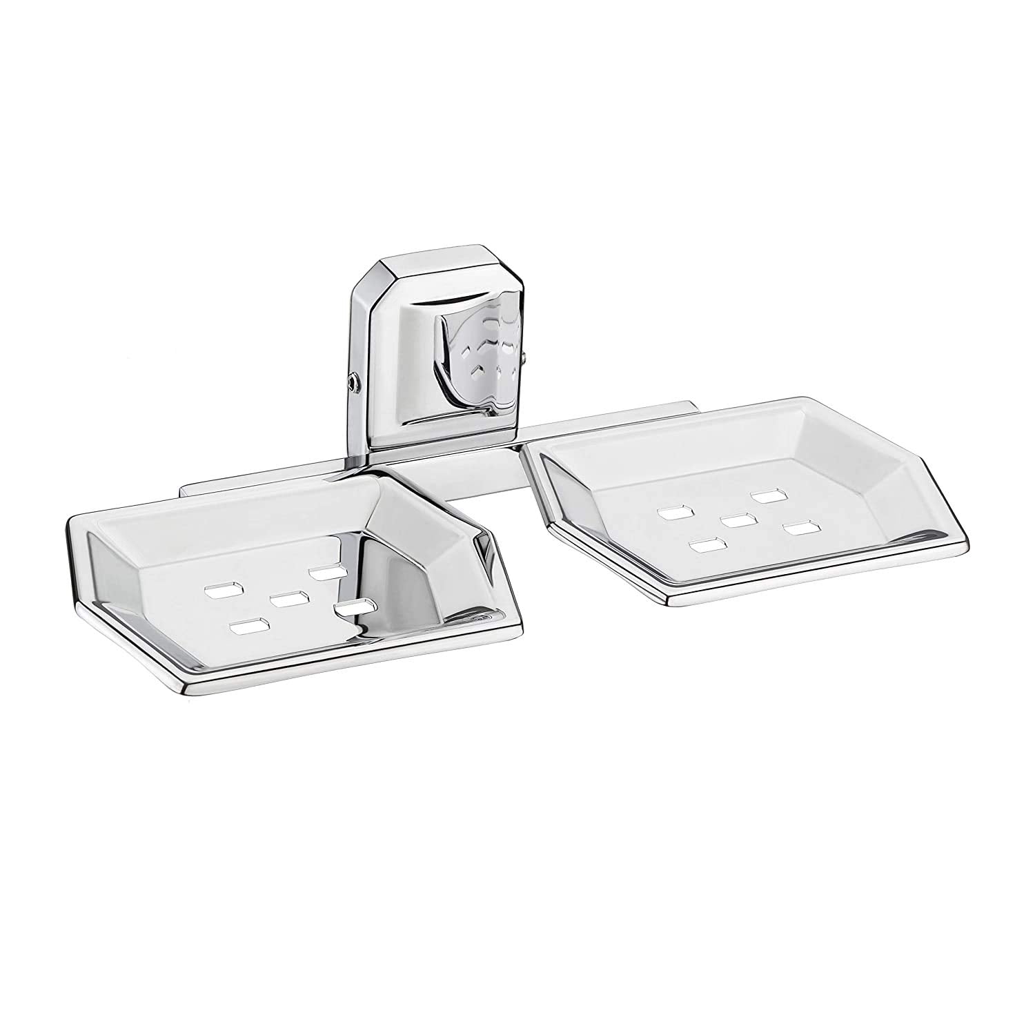 Plantex Stainless Steel 304 Grade Cute Soap Holder for Bathroom/Soap Dish/Bathroom Soap Stand/Bathroom Accessories(Chrome) - Pack of 3