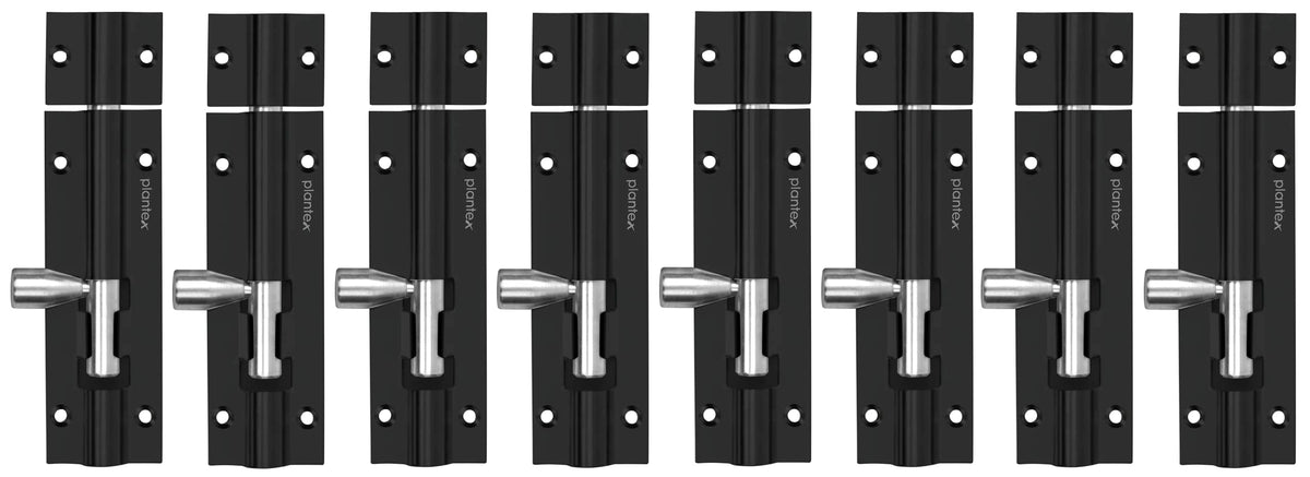 Plantex Multicolour Tower Bolt for Windows/Doors/Wardrobe - 4- inches (Pack of 8)