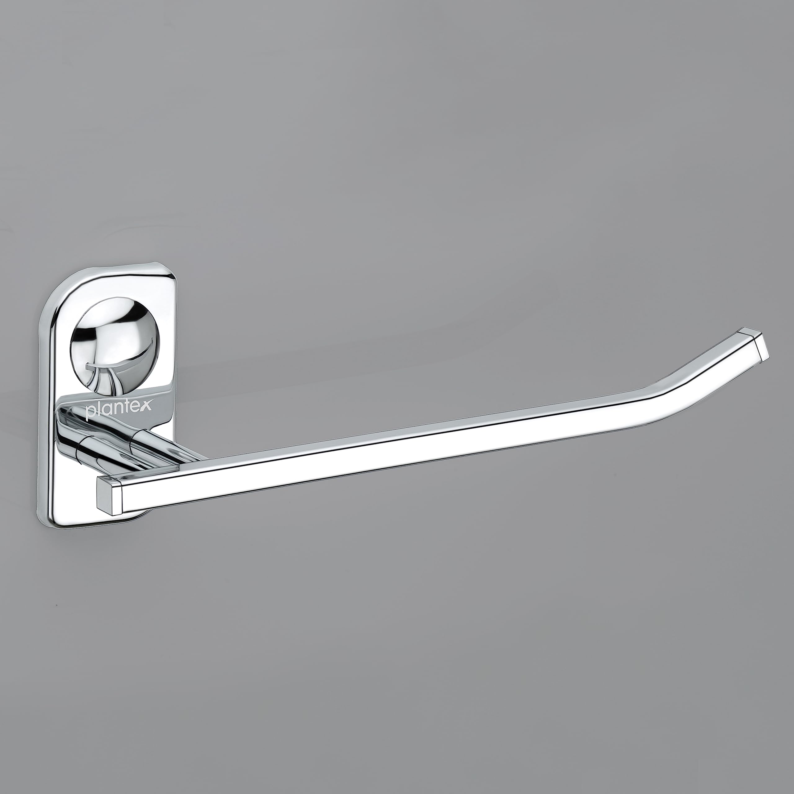 Plantex Dream Bathroom Accessories - Stainless Steel 6 Pcs Bathroom Organizer Set - Folding Towel Rack/Towel Rod/Napkin Ring/Soap Dish/Tumbler Holder/Robe Hook -(Chrome)
