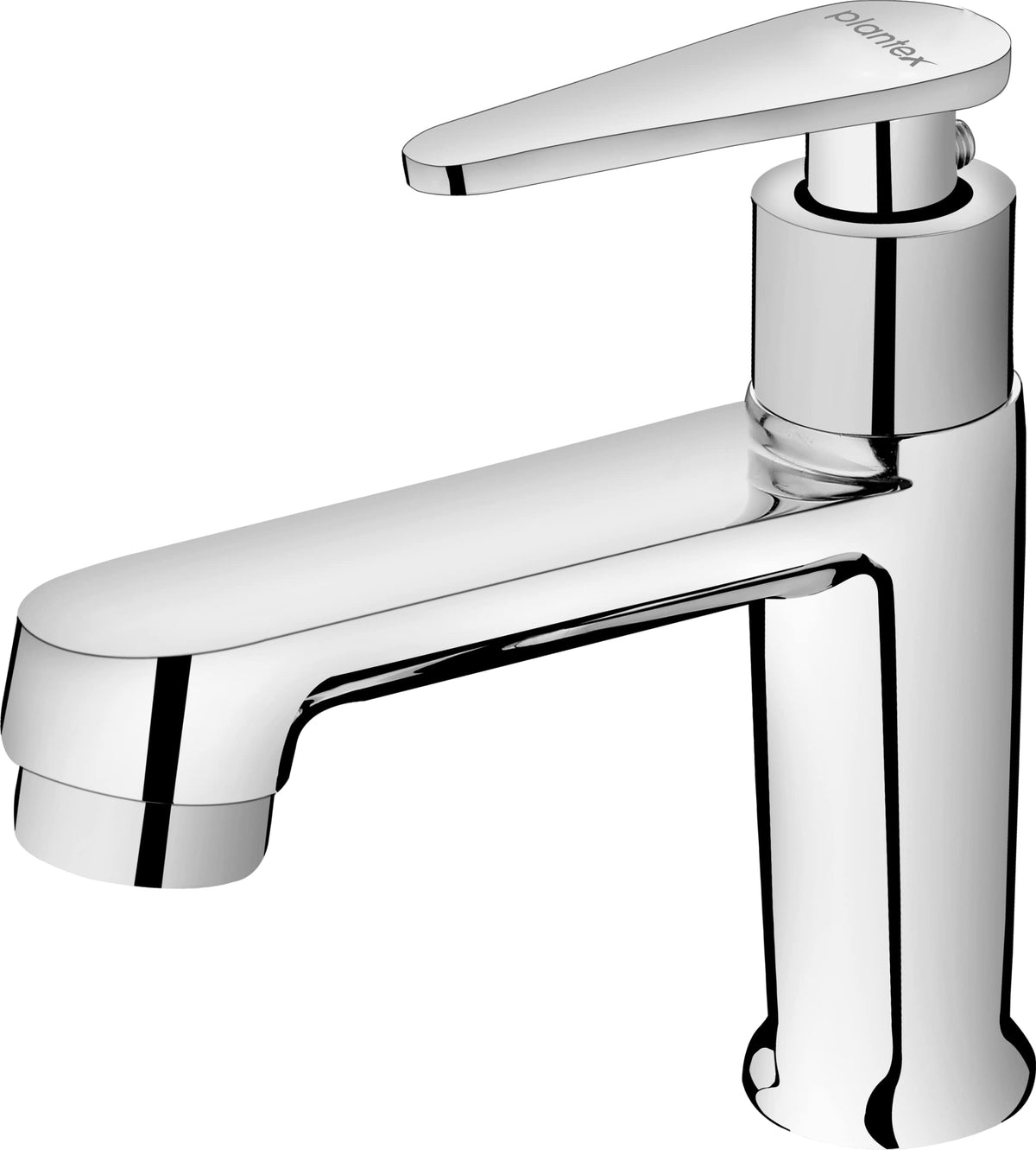 Plantex Pure Brass LEA-703 Single Lever Pillar Cock/Bathroom Wash Basin Tap/Water Faucet for Kitchen Sink with Teflon Tape (Mirror-Chrome Finish)