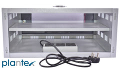 Plantex CCTV/DVR/NVR Cabinet Box/DVR Wall Mount Rack with Lock/Network Rack/Server Rack with Power Socket - 3U+