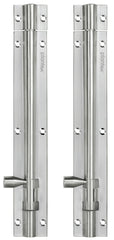 Plantex 8- inches Long Tower Bolt for Door/Windows/Wardrobe - Pack of 2 (Chrome-Silver)