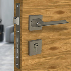 Plantex Heavy Duty Door Lock - Main Door Lock Set with 3 Keys/Mortise Door Lock for Home/Office/Hotel (Satin Black & Matt Finish)