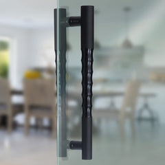 Plantex Heavy Duty Door Handle/Door & Home Decor/14-inches Main Door Handle/Door Pull Push Handle - Pack of 1 ( 217-Black Finish)