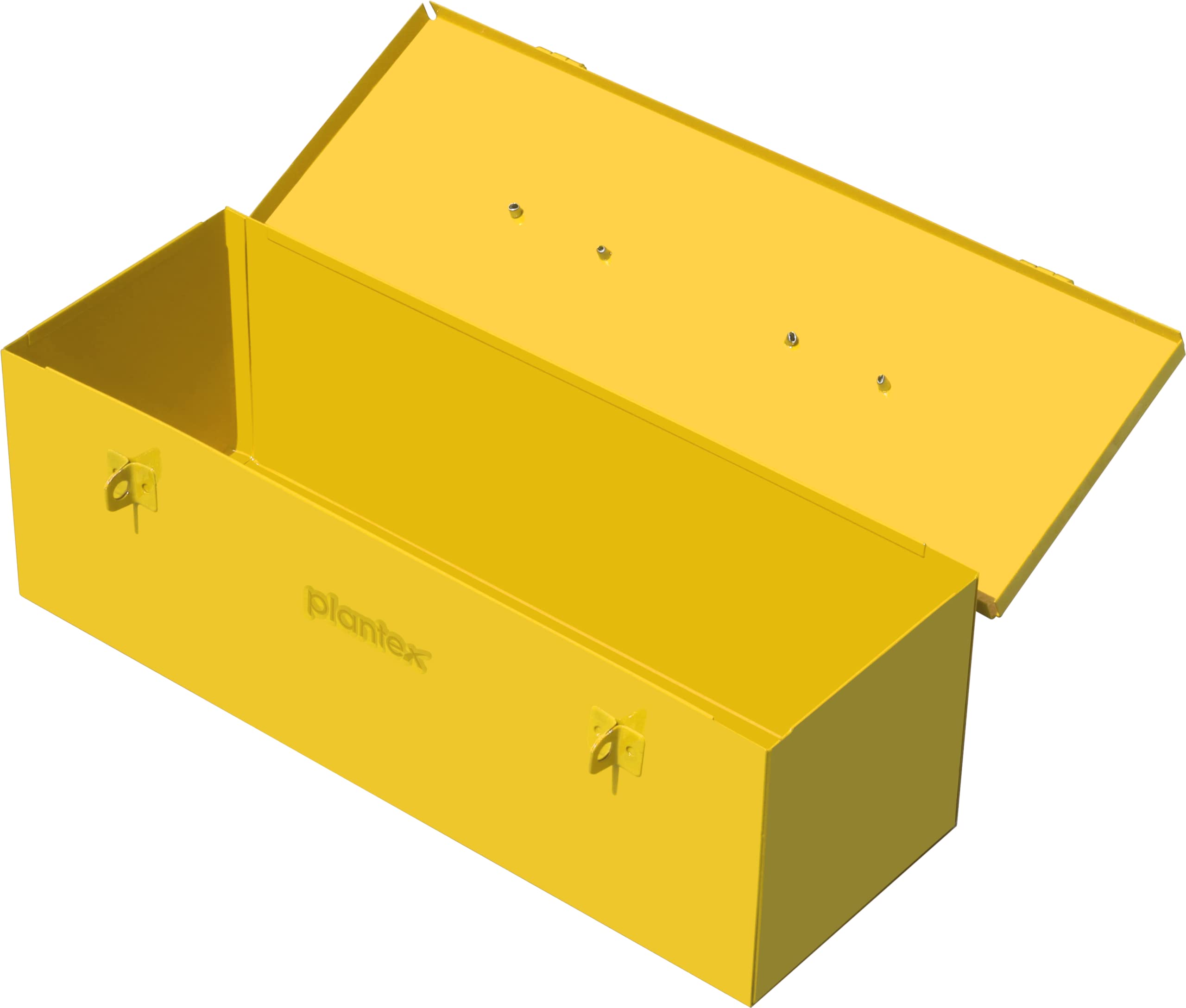 Plantex Metal Tool Box for Tools/Tool Kit Box for Home and Garage/Tool Box Without Tools - Yellow