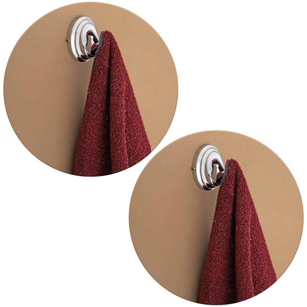 Plantex Stainless Steel 304 Grade Cubic Robe Hook/Cloth-Towel Hanger/Door Hanger-Hook/Bathroom Accessories(Chrome) - Pack of 2