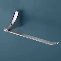 Plantex Rich Brass Bathroom Accessories - Unique Toilet Paper Holder/Tissue Paper Stand for Washroom/Bathroom (Chrome)