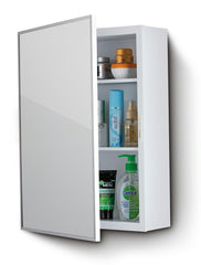 Plantex Steel Bathroom Mirror Cabinet with Door/Bathroom Cabinet for Storage/Bathroom Accessories (Size 15 X 20 Inches)
