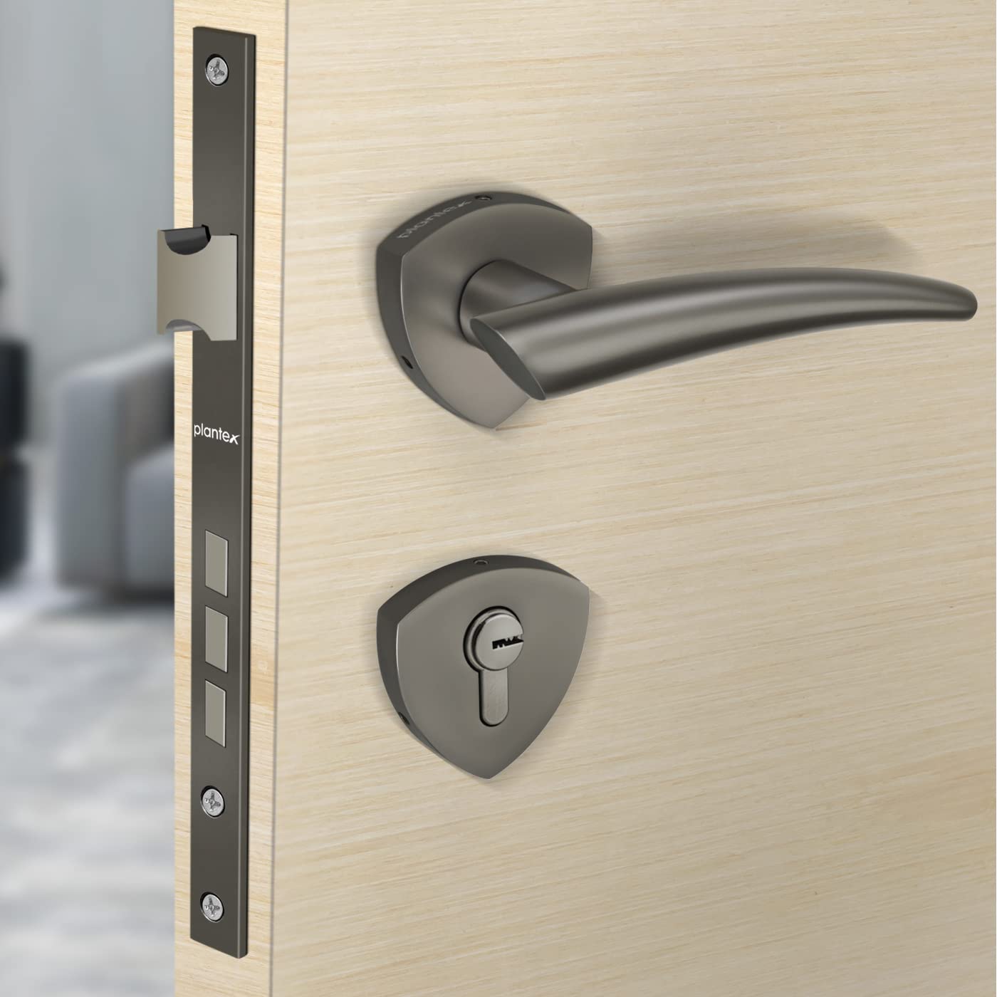 Plantex Door Lock-Fully Brass Main Door Lock with 4 Keys/Mortise Door ...