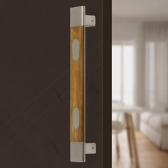 Plantex Door Handle/Door & Home Decor/14 Inch Main Door Handle/Door Pull Push Handle – Pack of 1 (300, Satin and Wood Finish)